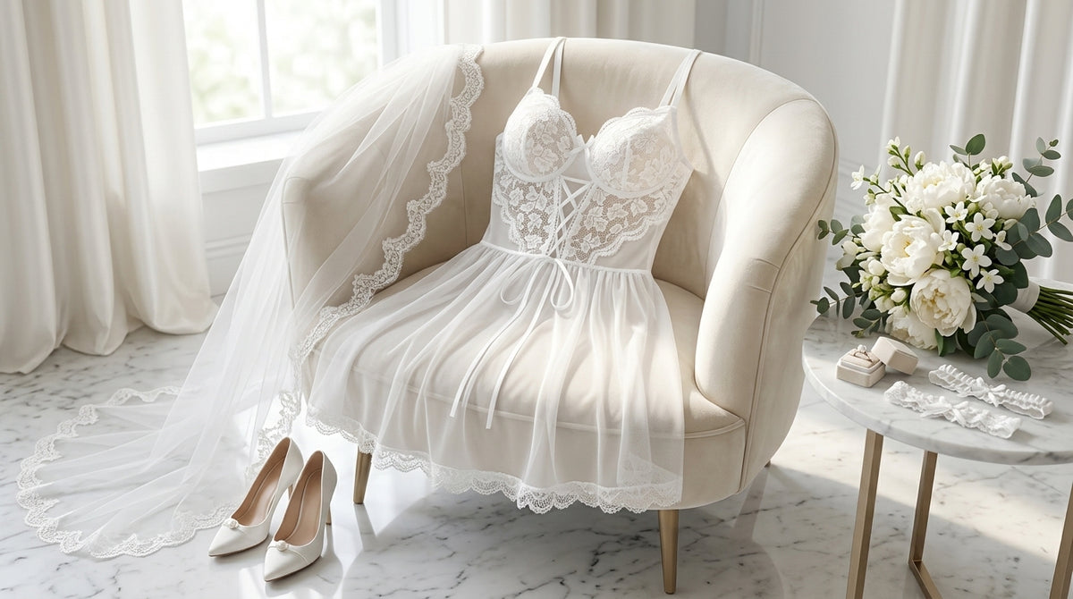 Layali Bridal- Lace Corset Nightdress